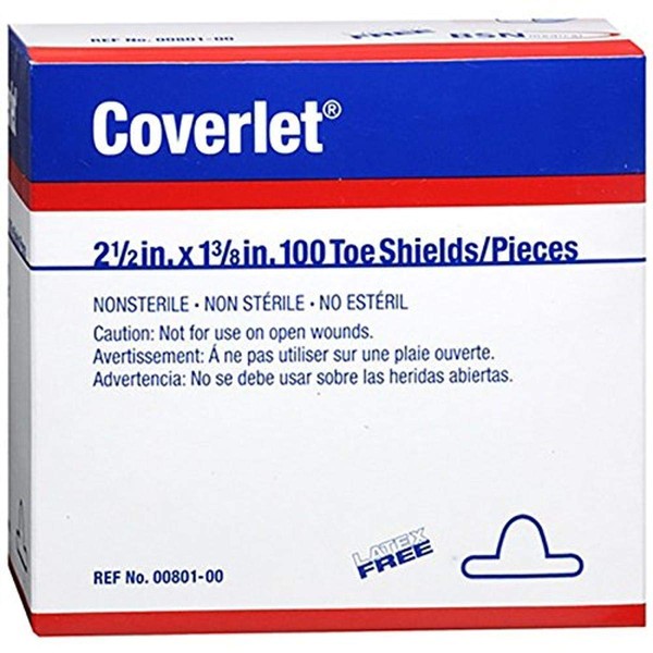 Coverlet Bandages and Dressings, Toe Shield 2.5"