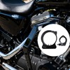 ACOLY Motorcycle Side Mount Speedometer Relocation Bracket, Mile Meter Gauge