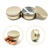 Wopanxye 10pcs 50ml Aluminum Tin Jars, Lip Balm Container, 50gram