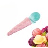Ice Scoop Ice Cream Spoon Made of Food-Grade Plastic (Pink)