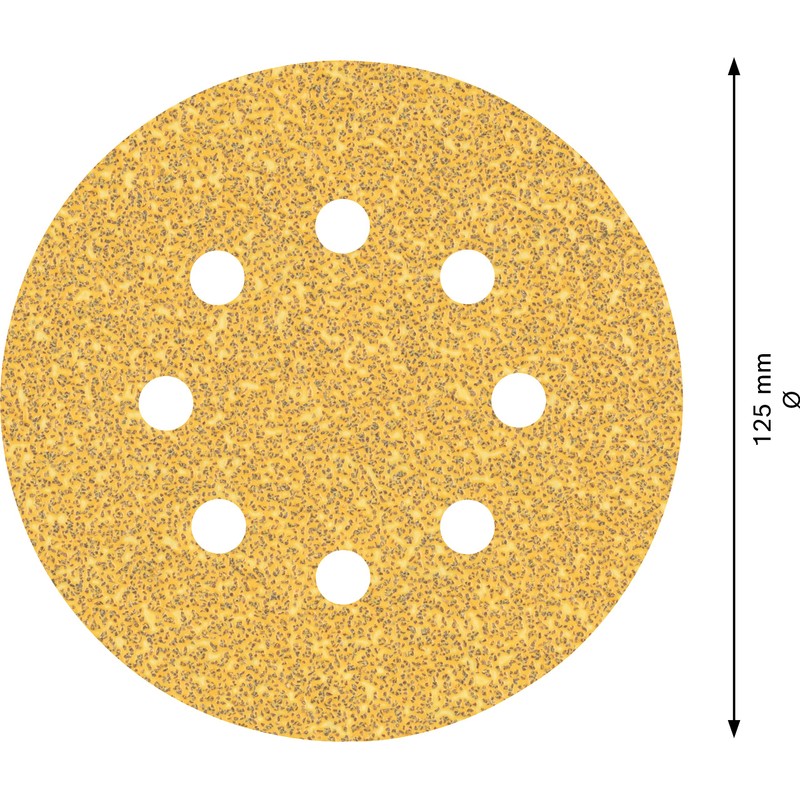 Bosch Professional EXPERT C470 Sandpaper for 5x Random Orbital Sanders