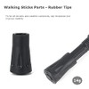 Walking Stick Tips Rubber 4 Pack Trekking Pole Tips Replacement