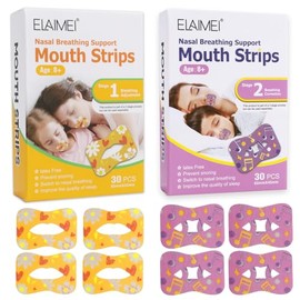 60 Stück Mundpflaster zum Schlafen – Mundtape für besseres Nasenatmen, Reduziert Schnarchen, Ergonomisches Design für Komfort, 2 Kartons, Mundpflaster gegen Schnarchen für Erwachsene und Kinder