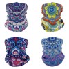 SMEHCF 4 Multipurpose Bandanas for Women Men Headband Balaclava Hair
