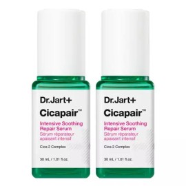 Dr. Jart+ 닥터자르트 시카페어 인텐시브 수딩 리페어 세럼 30ml x 2개 Dr. Jart+ Cicapair Intensive Soothing Repair Serum 30ml x 2 [30ml x 2 pieces]