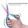 Scissors, Sharp Titanium Blades, Soft Grip Handle, Multi-Purpose Scissors Set