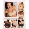 Vertvie Strapless Bras for Women Wireless Push Up Non-Slip Bandeau