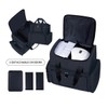 UOZL Large Cosmetic Bag with 3 Removable Case and 2
