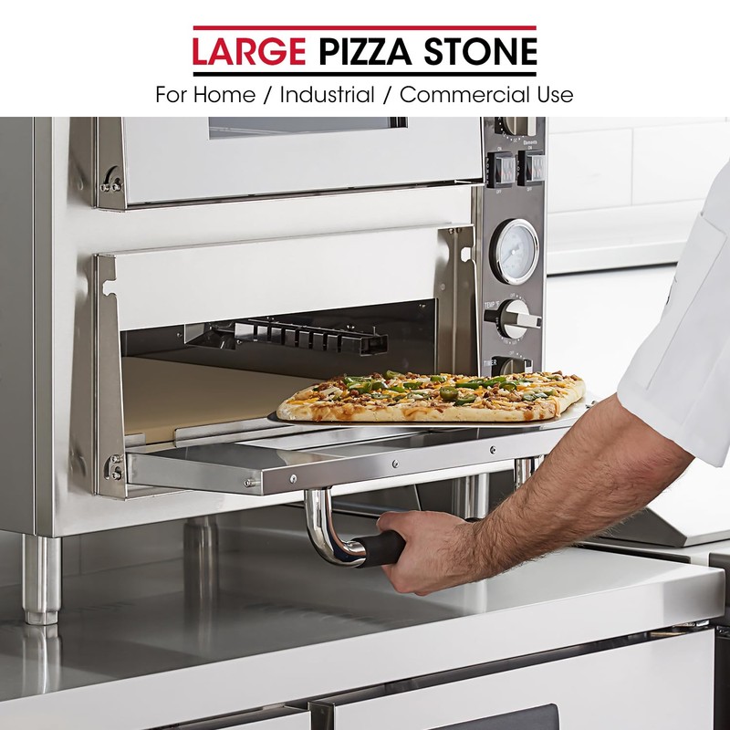 Unicook Extra Large Pizza Stone 18 Inch, Square Baking Stone