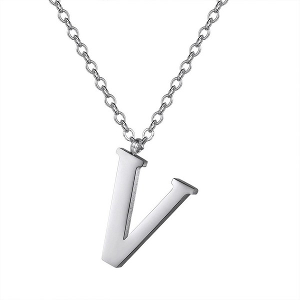 PROSTEEL Fashion Necklace Collar Para Hombres Initial Pendant Simple Necklaces