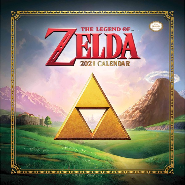 The Legend of Zelda Wall Calendar, Cartón, Standard C21001, Multi-Colour