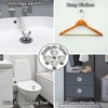 XQIGI Toilet Tank Button Pack of 4,Crystal Toilet Top Push
