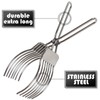 Cozioz Stainless Steel Slicing Tongs – Ideal for Roasting Beef,