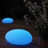 SolarCentre® Shimmer Solar Glow Stone Colour Changing Outdoor Mood Light