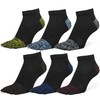 Asuka Men's 5-Toe Socks, Strong Reinforcement, Ankle Length, Pack of
