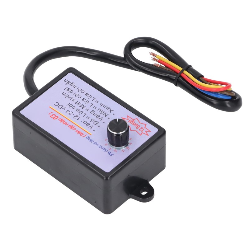 12 Tone Horn Controller Enhance Sound Quality Universal Fit Car