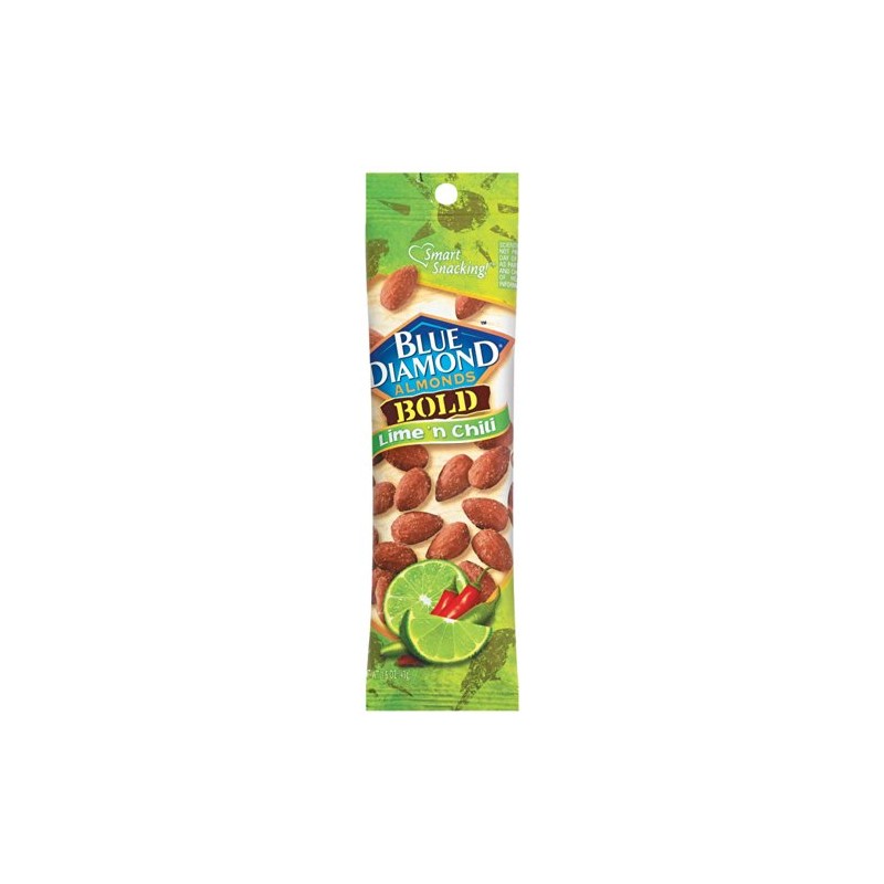 Blue Diamond Almonds, Lime and Chili, 1.5-Ounce Packages (Pack of