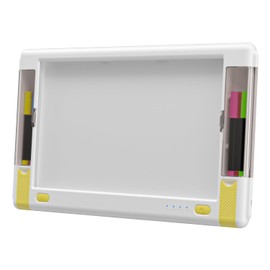 LED Drawing Board with 9 Color Light Modes, Rechargeable Neon Art Light Up Writing Tablet Tracing Pad with Stand & Magnetic Dry Erase Board for Kids, Sketching Gift Toy for Teens, 7 Markers