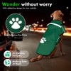 BiPawTi Waterproof Dog Rain Jacket for Large Dogs - Adjustable