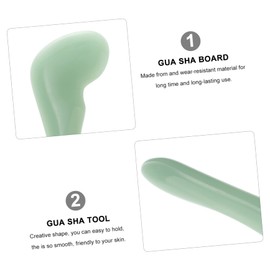 OATIPHO 1PC Pink Quartz Jade Tool Face Scraping Board for Massage Relaxation present for Friends Family Suitable for Essential Oils