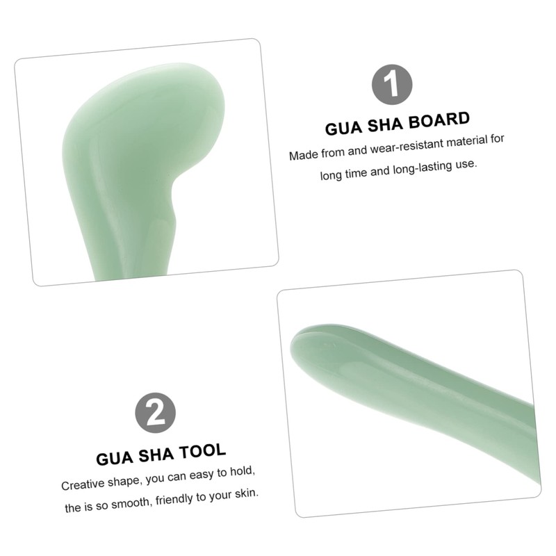 OATIPHO 1PC Pink Quartz Jade Tool Face Scraping Board for