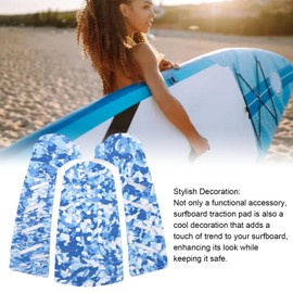 EVA Surfboard Traction Pads 3 Pack Double Diamond Non Slip Grip Mat Waterproof Lightweight Durable for Longboard Shortboard Skimboard Paddleboard Surfing Accessories