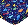 Cloele Dinosaur Fitted Crib Sheet - Baby 100% Polyester 1