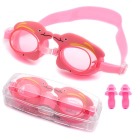Soarea Kids Swim Goggles for Toddler Children Youth Anti Fog Swimming Goggles No Leaking Kids Goggles for Boys Girls Age 3-12 (Pink)