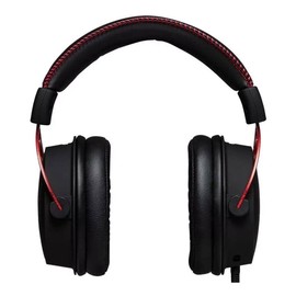 HyperX Cloud Alpha - Audífonos para gaming, Rojo- Altavoces de cámara doble - Comodidad galardonada de HyperX - Resistente estructura de aluminio - Micrófono desmontable con cancelación de ruido