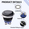 Round Start Button, 16 mm Metal Push Button Switch, Silver