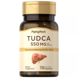 Piping Rock Tudca 550 mg (per serving), 70 Quick Release Capsules