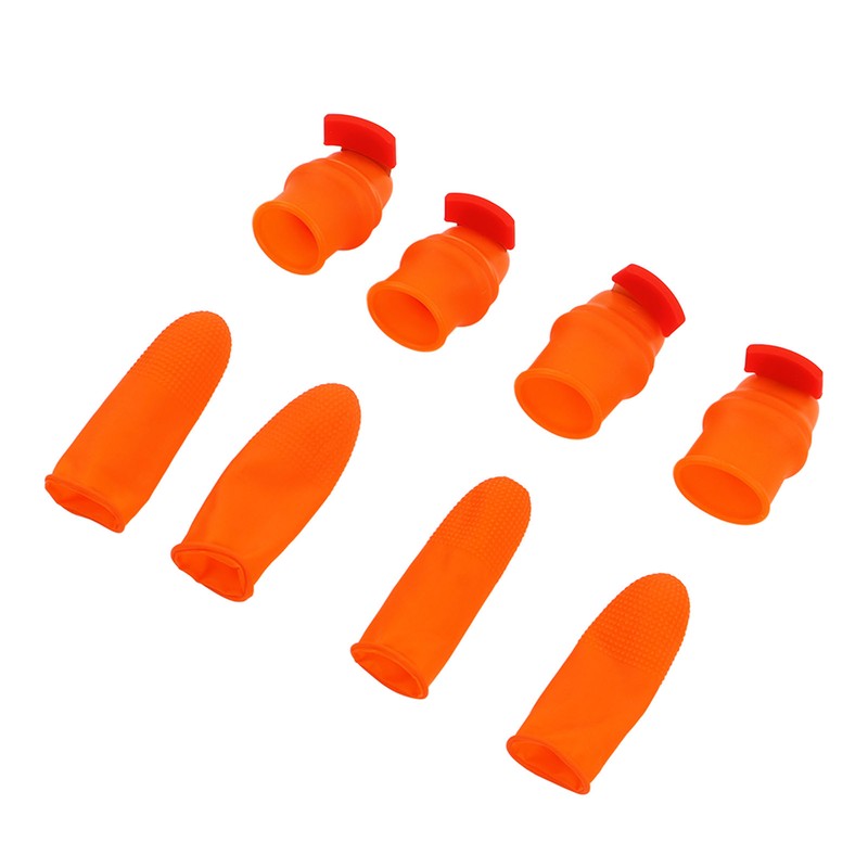 Silicone Thumb Knife Stainless Steel Thumb Knife Picker for Peel