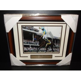 KENTUCKY DERBY Triple Crown AMERICAN PHAROAH Victor Espinoza FRAMED 8X10 PHOTO