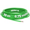 Kalitec 10 Metres H05V-K 0.75 mm² Green Wiring Cable, Flexible