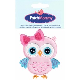 PatchMommy Owl Iron-On Patch for Kids, 3.5" x 3"