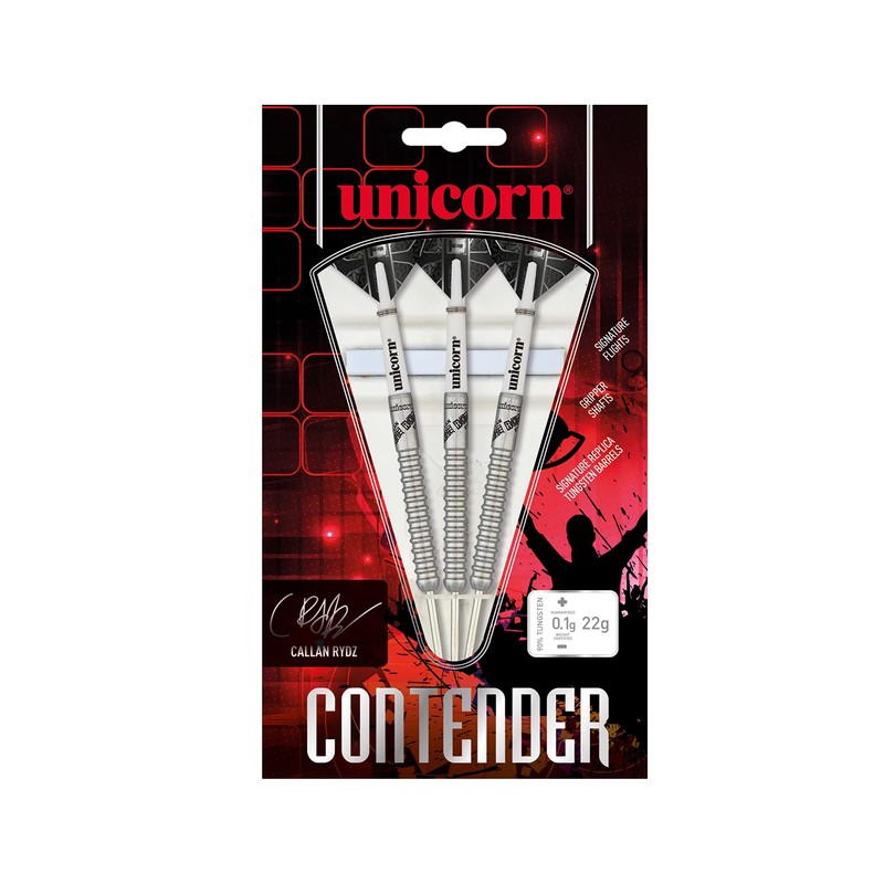 Unicorn Steel Tip Darts Set | Callan 'The Riot' Rydz