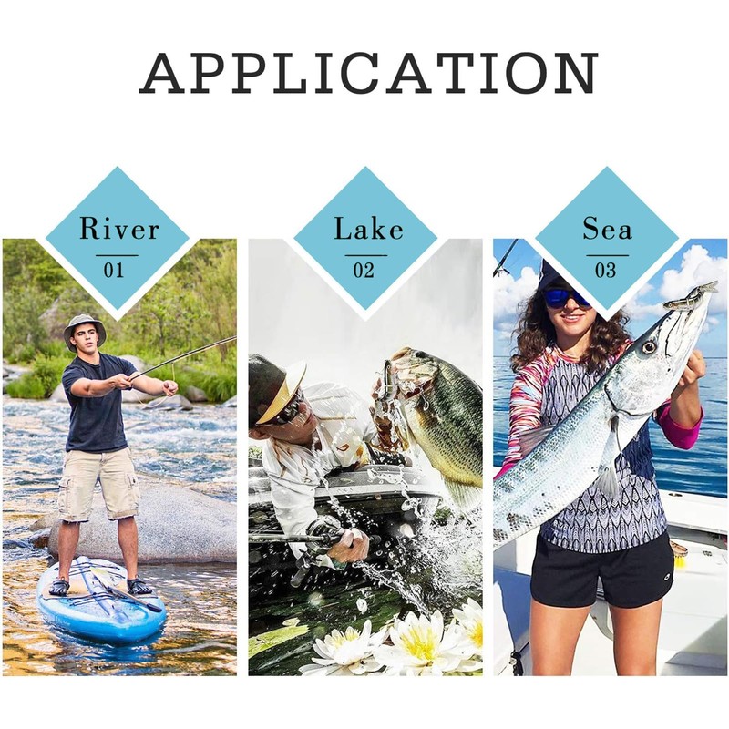 SANTUO 3Pcs Fishing Lures Multi Jointed Segmented Fishing Baits for