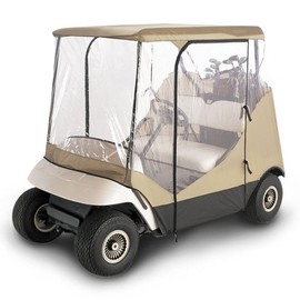 Budge Enclosure Golf Cart Cover, Drivable Outdoor Protection for Golf Carts, 83" L x 40" W x 53" H