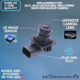 Backup Camera Replaces for 2013-2016 Lincoln MKZ/MKZ Hybrid OE Part # EP5Z-19G490-A, EP5T-19G490-AA, DP5Z-19G490-A