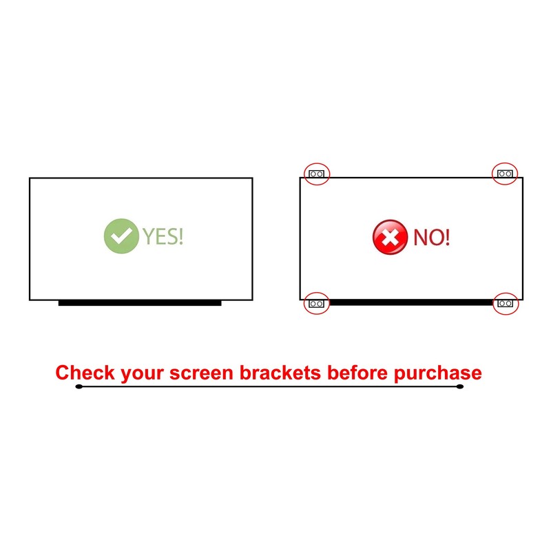 WIKIPARTS New 15.6" LED FHD 144Hz IPS Screen Compatible with
