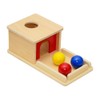 Elite Montessori Object Permanence Box with Tray Three Color Balls