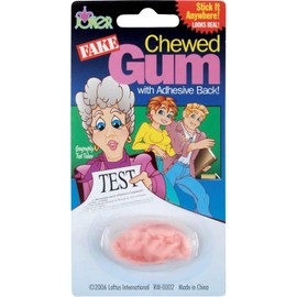 Fake Chewed Gum Prank-gag by BWacky