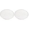 (Pack of 2) Sunrise Multi-Purpose Stainless Steel Barbecue Round BBQ