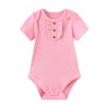 MAMIMAKA Baby Short Sleeve Bodysuits Baby Girls Clothes Cotton Vest