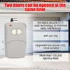 Kingdder 1 Pcs 2 Channel Garage Door Opener Remote Compatible