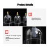 24pcs Professional Magnetic Therapy Vacuum Suction Cupping Set Body Treatment