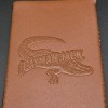 Cayman Jack Faux Leather Glass Bottle Koozie Alligator Beer Margaritas