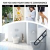 2 Pack U-Shaped Hand Railings for Outdoor Steps, Heavy Duty