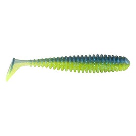 PowerBait Power Swimmer Electric Blue Chartreuse 2.8in
