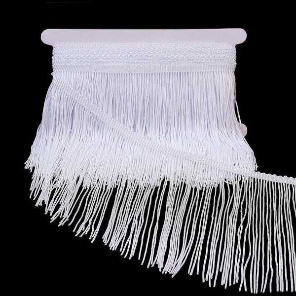 PAIKIUU 6 Inch Fringe Trim for Sewing, 10 Yards Polyester